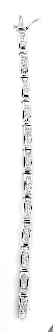 Foto 4 - Diamant-Armband, 324 Diamanten Princess Schliff Schmuck, S4431